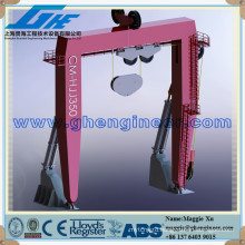 ship marine hydraulic A frame crane